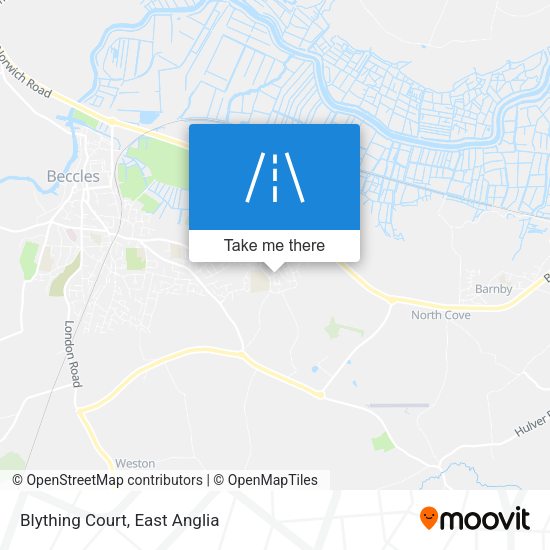 Blything Court map