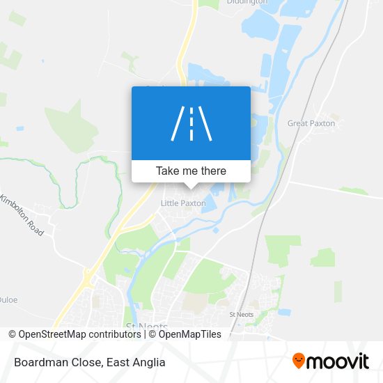 Boardman Close map