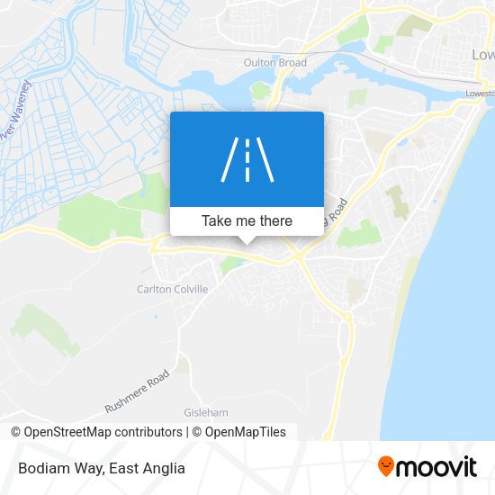 Bodiam Way map