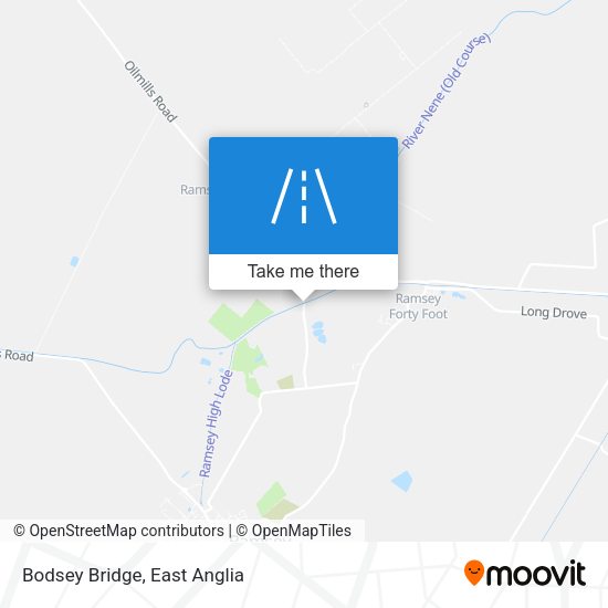 Bodsey Bridge map