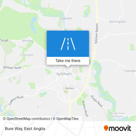 Bure Way map