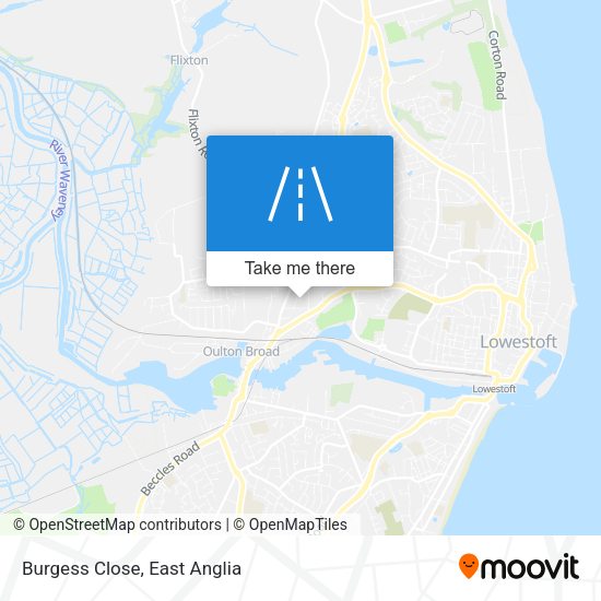 Burgess Close map