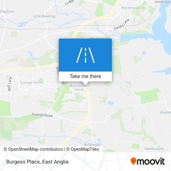 Burgess Place map