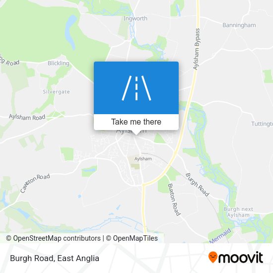 Burgh Road map