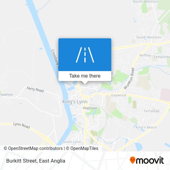 Burkitt Street map