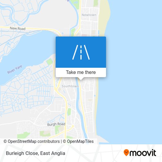 Burleigh Close map