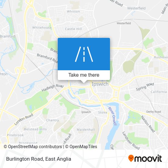Burlington Road map