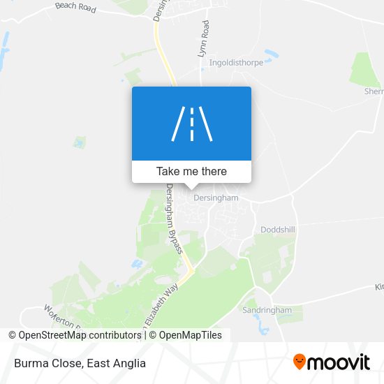 Burma Close map