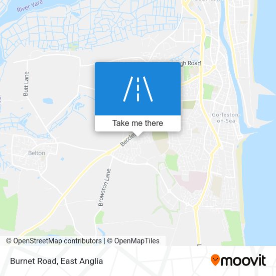 Burnet Road map