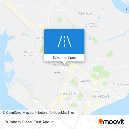 Burnham Close map