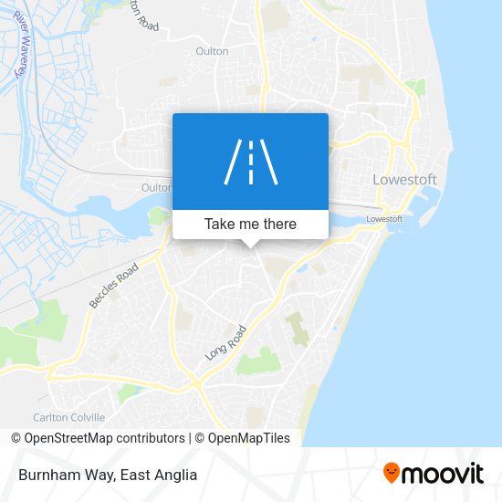 Burnham Way map