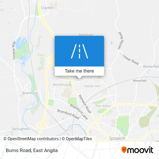 Burns Road map