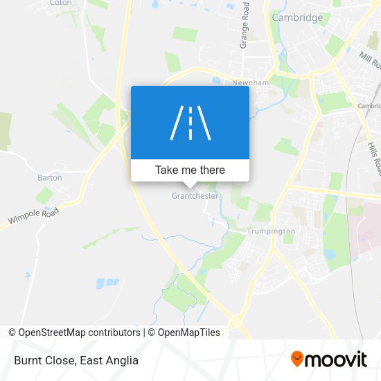 Burnt Close map
