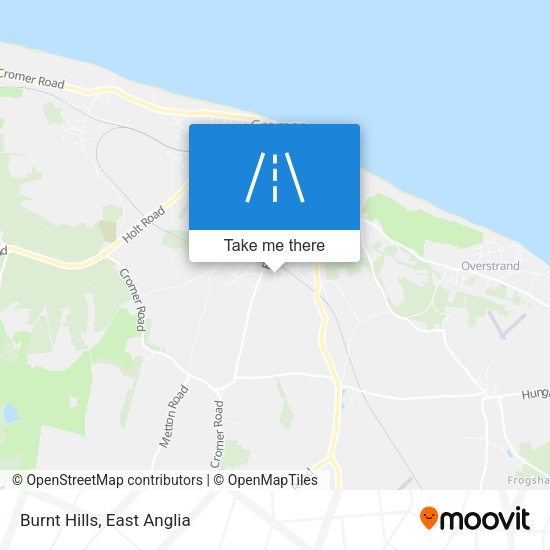 Burnt Hills map