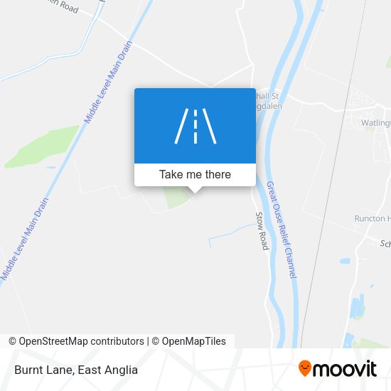 Burnt Lane map