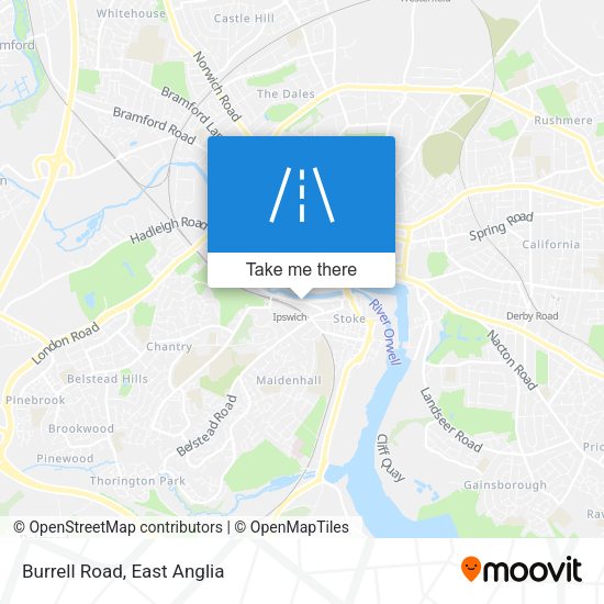 Burrell Road map