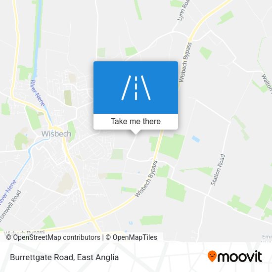 Burrettgate Road map