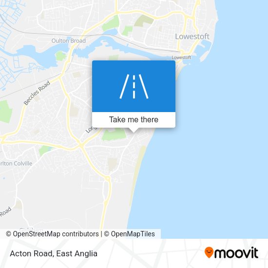 Acton Road map