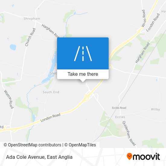 Ada Cole Avenue map