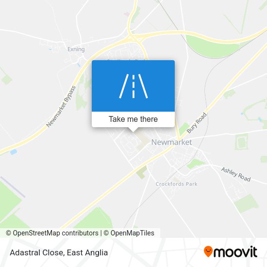 Adastral Close map
