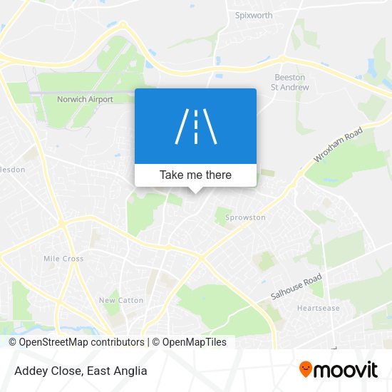 Addey Close map