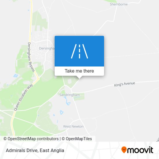 Admirals Drive map