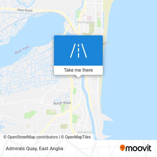 Admirals Quay map