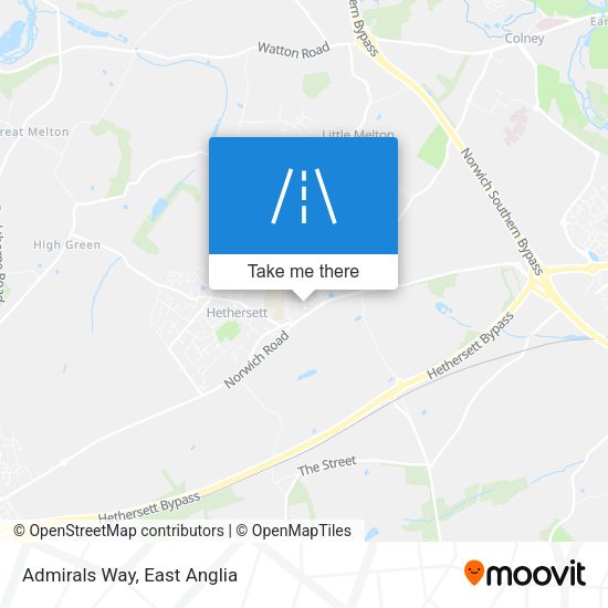 Admirals Way map