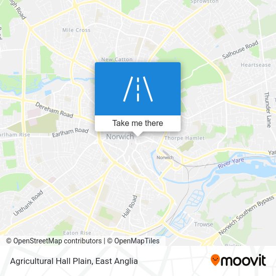 Agricultural Hall Plain map
