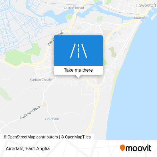 Airedale map