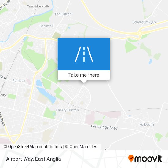 Airport Way map