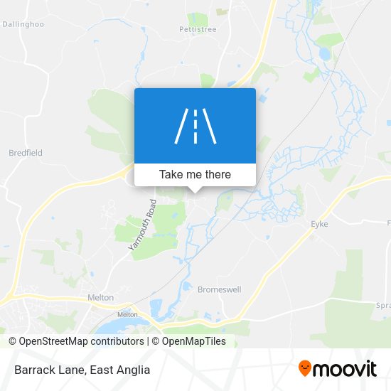 Barrack Lane map