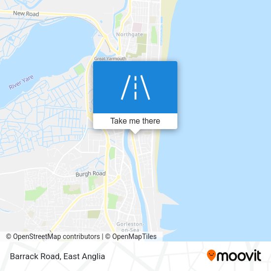 Barrack Road map