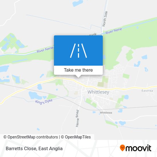 Barretts Close map