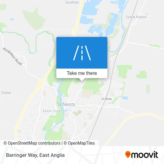Barringer Way map