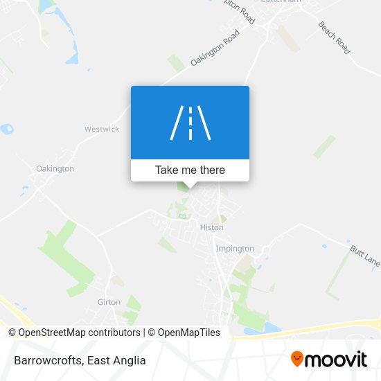 Barrowcrofts map