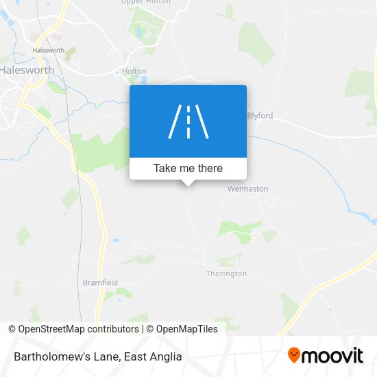 Bartholomew's Lane map