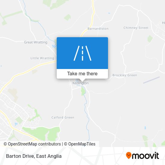 Barton Drive map