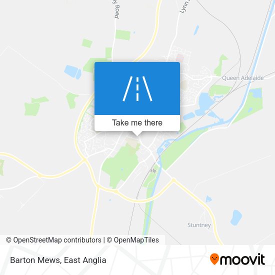 Barton Mews map