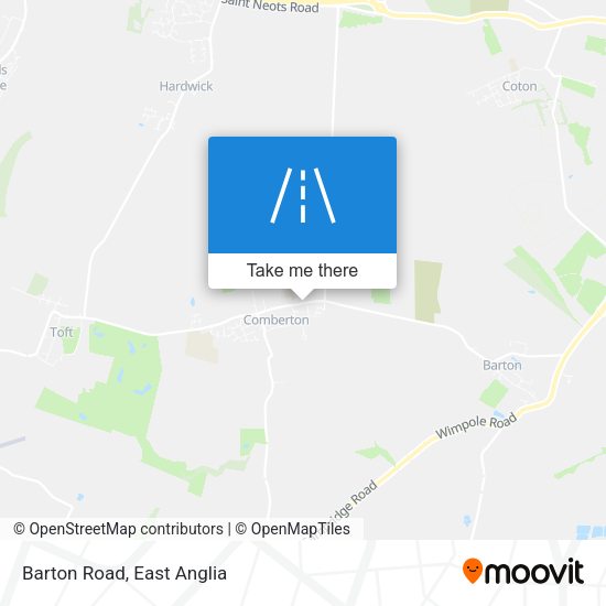 Barton Road map