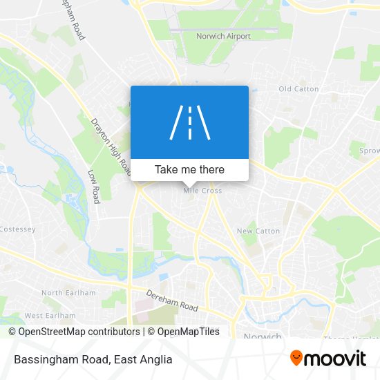 Bassingham Road map