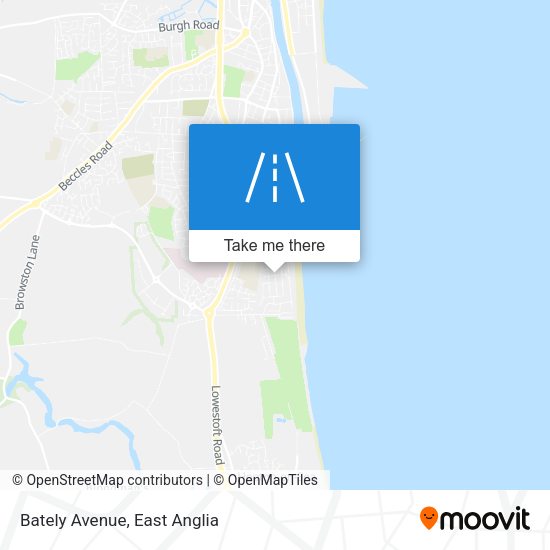 Bately Avenue map