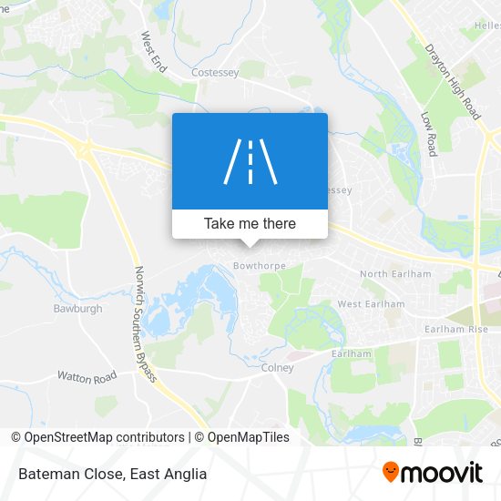 Bateman Close map
