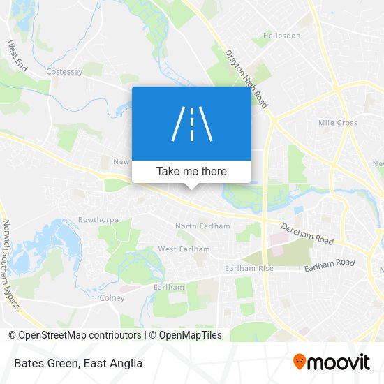 Bates Green map