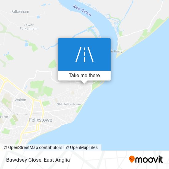 Bawdsey Close map