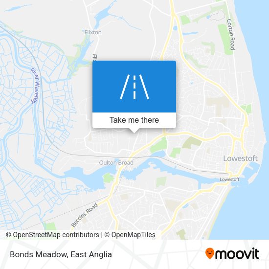 Bonds Meadow map