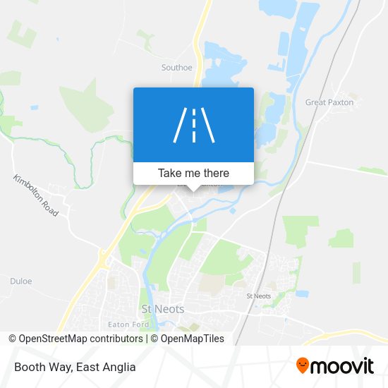 Booth Way map