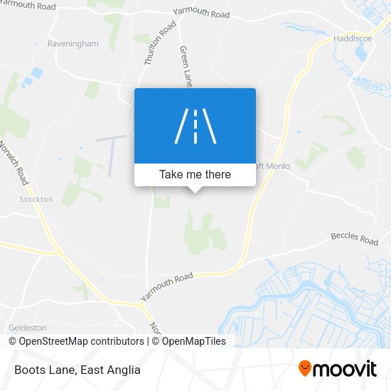 Boots Lane map