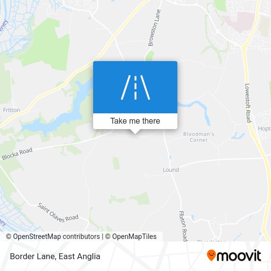 Border Lane map