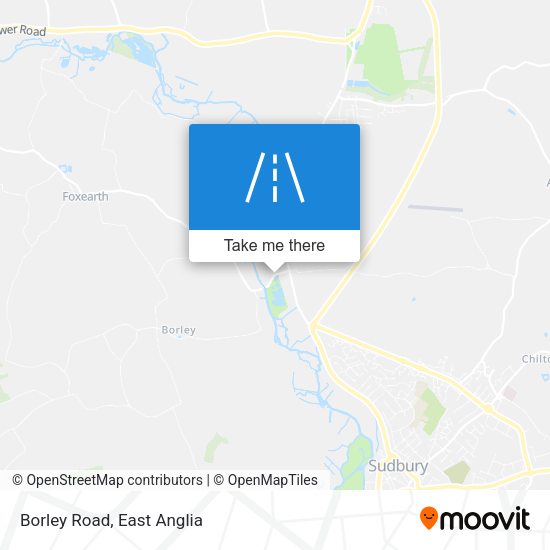 Borley Road map